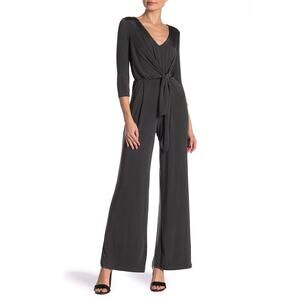 The Vanity Room Venezia Tie Jumpsuit Size Small NWOT